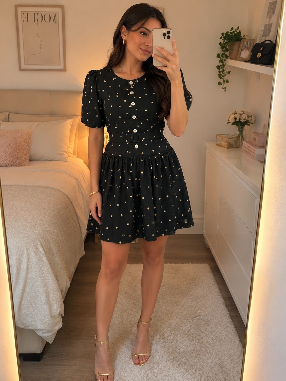 Mini Dress with Belt